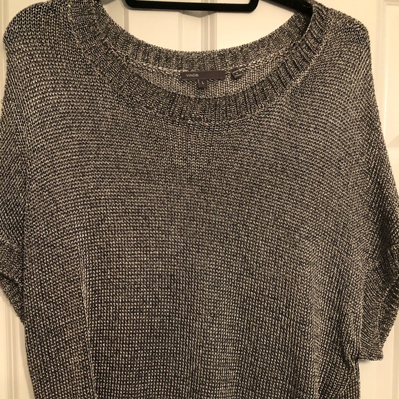 NWOT! VINCE women’s metallic mesh top - Picture 4 of 7
